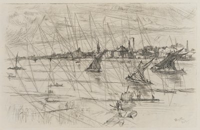 Battersea Reach, 1863 da James Abbott McNeill Whistler