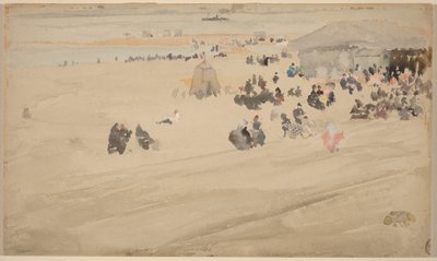 Scena di spiaggia, probabilmente 1885 (acquerello) da James Abbott McNeill Whistler