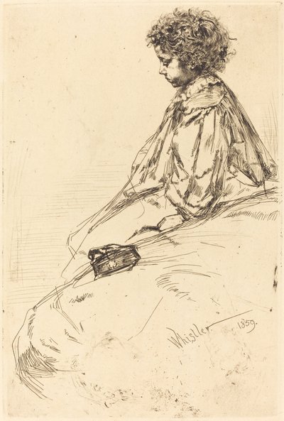 Bibi Lalouette, 1859 da James Abbott McNeill Whistler