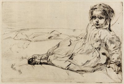 Bibi Valentin, 1859 da James Abbott McNeill Whistler