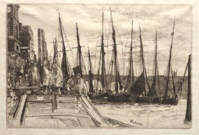 Billingsgate, 1859 da James Abbott McNeill Whistler