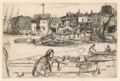 Black Lion Wharf da James Abbott McNeill Whistler