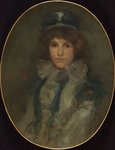 Blu e Corallo: Il piccolo cappello blu, 1898 da James Abbott McNeill Whistler