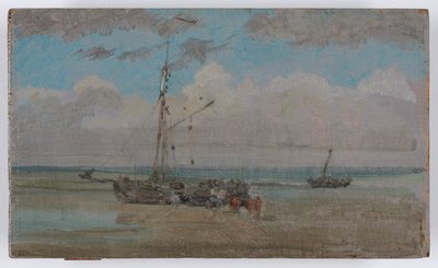 Blu e grigio: scarico, c.1883-84 da James Abbott McNeill Whistler