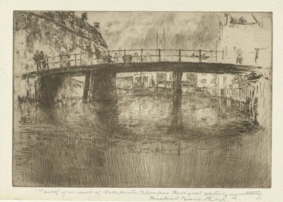 Ponte ad Amsterdam da James Abbott McNeill Whistler