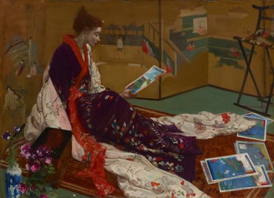 Capriccio in viola e oro: Lo schermo dorato da James Abbott McNeill Whistler