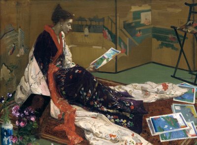 Capriccio in Porpora e Oro: Lo Schermo Dorato da James Abbott McNeill Whistler