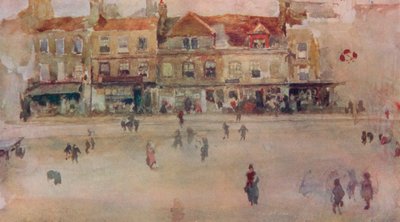 Negozi di Chelsea, c1855, 1904 da James Abbott McNeill Whistler