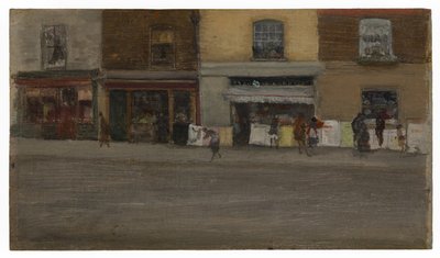 Negozi di Chelsea, primi anni 1880 da James Abbott McNeill Whistler