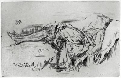 Bambino su un Divano, XIX secolo da James Abbott McNeill Whistler