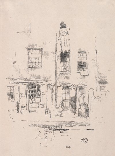 Cimitero, 1887 da James Abbott McNeill Whistler