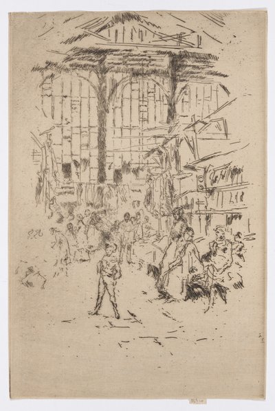 Scambio di vestiti, Houndsditch, n.2, c.1886-88 da James Abbott McNeill Whistler