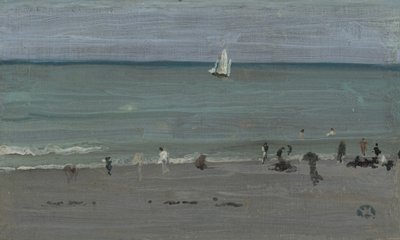 Scena costiera, bagnanti, 1884-85 da James Abbott McNeill Whistler