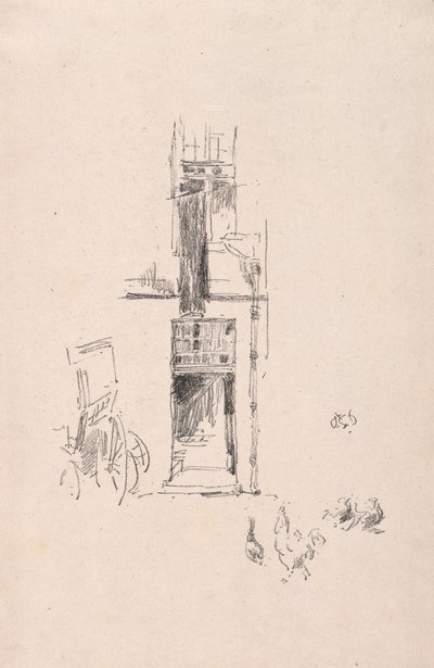 Galli e Galline, Hotel Colbert da James Abbott McNeill Whistler