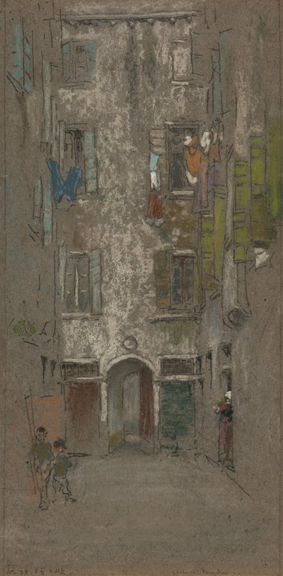 Corte del Paradiso da James Abbott McNeill Whistler