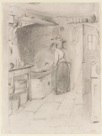 Cucina a Lutzelbourg da James Abbott McNeill Whistler
