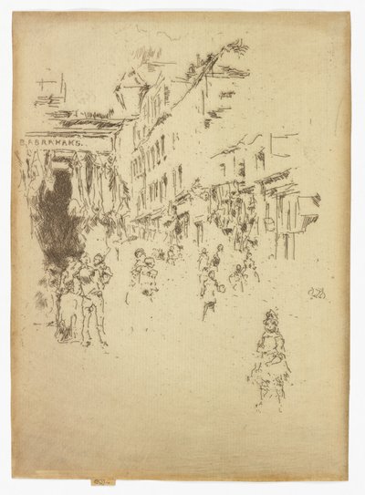 Cutler Street, Houndsditch, c.1886-88 da James Abbott McNeill Whistler