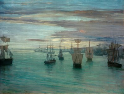 Crepuscolo in carne e verde: Valparaiso da James Abbott McNeill Whistler