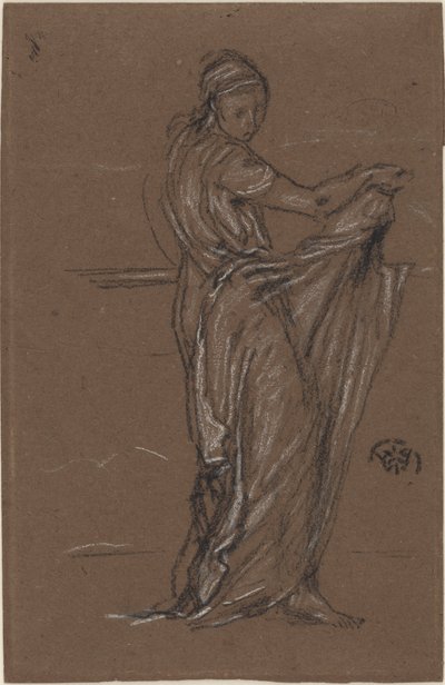 Figura femminile drappeggiata da James Abbott McNeill Whistler
