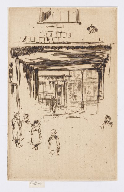 Drury Lane, c.1880-81 da James Abbott McNeill Whistler
