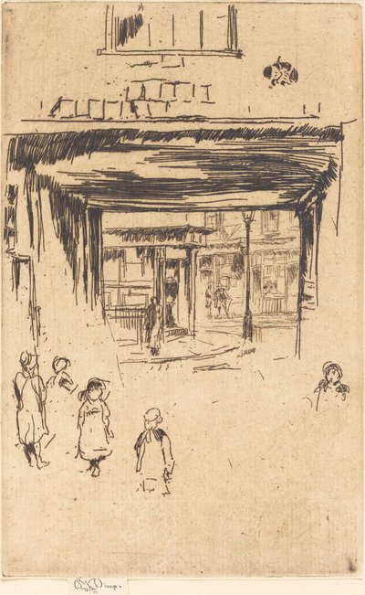 Drury Lane, c. 1880-1881 da James Abbott McNeill Whistler