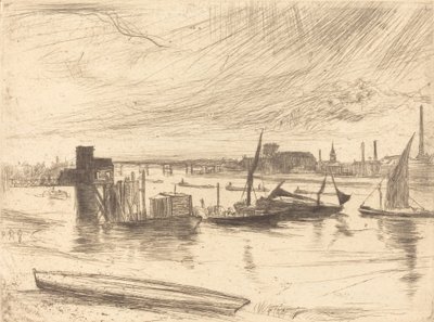 Mattina presto, Battersea da James Abbott McNeill Whistler