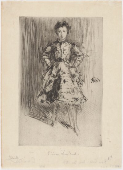 Elinor Leyland, 1873 da James Abbott McNeill Whistler