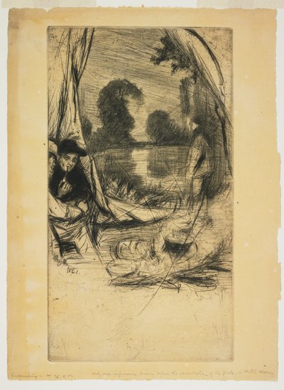 Lager aufschlagen da James Abbott McNeill Whistler