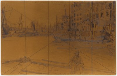 Lastra per Incisione: Eagle Wharf Tyzac Whiteley e Co. da James Abbott McNeill Whistler