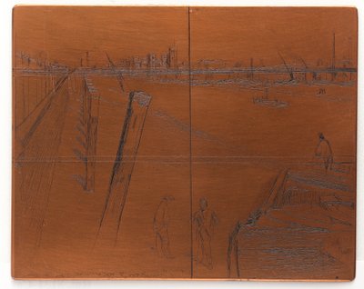 Lastra per Incisione: Millbank da James Abbott McNeill Whistler