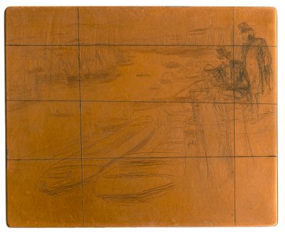 Lastra per incisione: La piccola piscina da James Abbott McNeill Whistler
