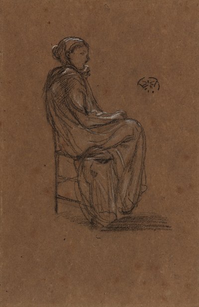 Figura femminile seduta da James Abbott McNeill Whistler