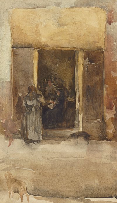 Figure in una porta da James Abbott McNeill Whistler