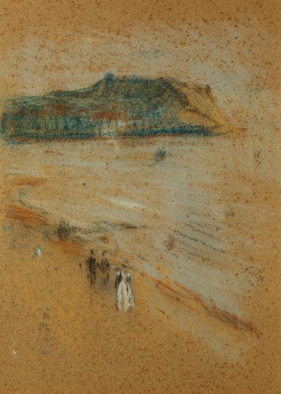 Figure su una Spiaggia Vicino alle Scogliere, circa 1870-74 da James Abbott McNeill Whistler