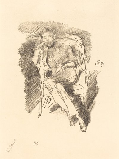 Fuoco: Joseph Pennell, n. 2, 1896 da James Abbott McNeill Whistler