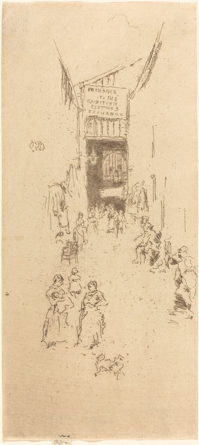 Passaggio Fleur de Lys, c. 1886-1888 da James Abbott McNeill Whistler