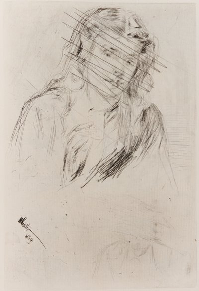 Testa Piegata di Fumette da James Abbott McNeill Whistler