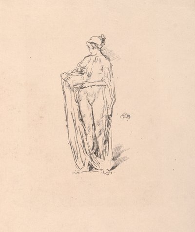 Ragazza con ciotola da James Abbott McNeill Whistler
