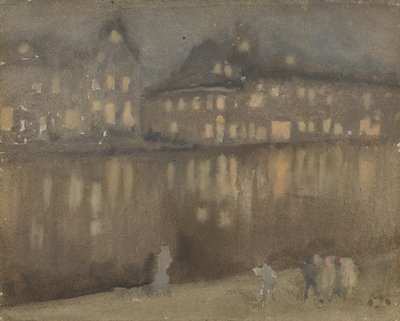 Canale Grande, Amsterdam, Notturno da James Abbott McNeill Whistler