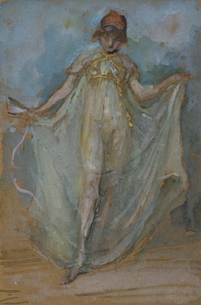 Verde e oro, la ballerina da James Abbott McNeill Whistler