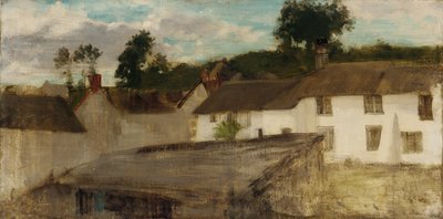 Verde e argento: i cottage del Devonshire, 1883 o 1884 da James Abbott McNeill Whistler