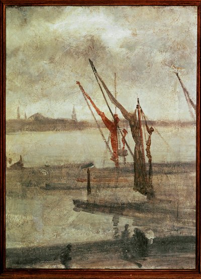 Grigio e argento, Chelsea Wharf da James Abbott McNeill Whistler