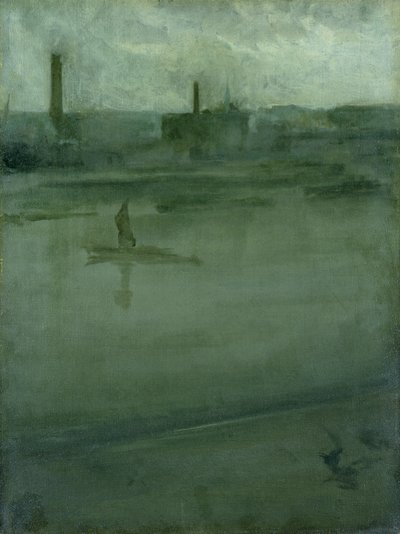 Grigio e Argento: Il Tamigi da James Abbott McNeill Whistler