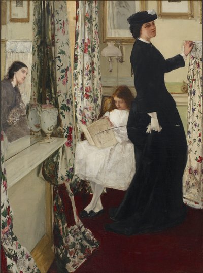 Armonia in verde e rosa: La sala della musica da James Abbott McNeill Whistler