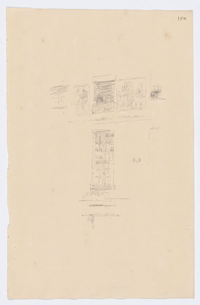 Hotel Colbert, Finestre da James Abbott McNeill Whistler