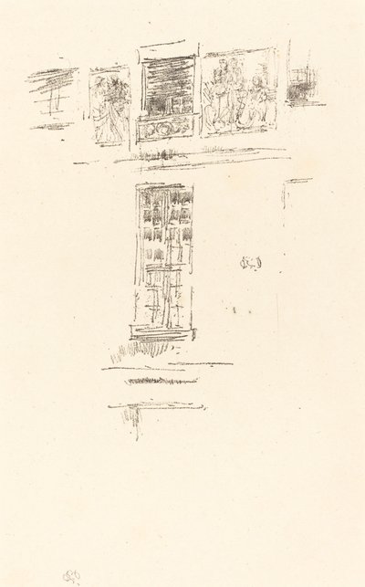 Hôtel Colbert, finestre, 1891 da James Abbott McNeill Whistler