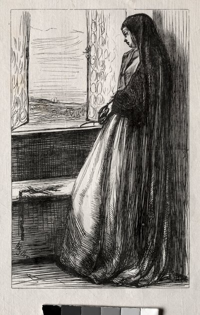 Illustrazione per il Conte Bruckhardt in Once a Week, 1862 da James Abbott McNeill Whistler