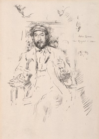 John Grove, 1895 da James Abbott McNeill Whistler
