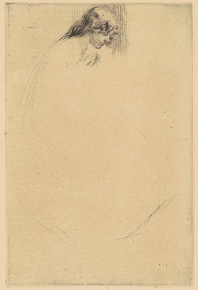 La testa piegata di Jo, 1861 da James Abbott McNeill Whistler