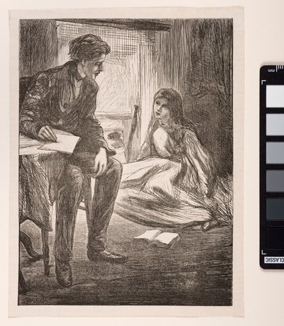 Kenneth e Lena Graeme, in "Il Sermone di Prova" da James Abbott McNeill Whistler